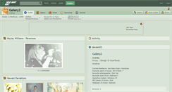 Desktop Screenshot of gallery2.deviantart.com