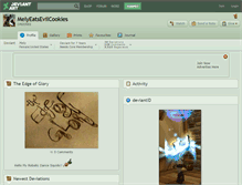 Tablet Screenshot of melyeatsevilcookies.deviantart.com