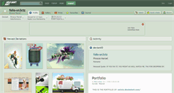 Desktop Screenshot of folio-xn3ctz.deviantart.com
