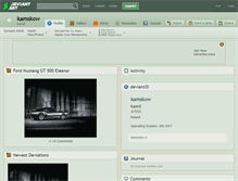 Tablet Screenshot of kamskow.deviantart.com