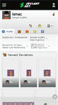 Mobile Screenshot of ismac.deviantart.com