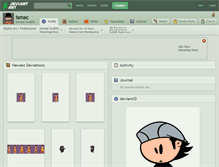 Tablet Screenshot of ismac.deviantart.com