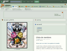 Tablet Screenshot of catalans.deviantart.com