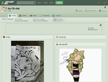 Tablet Screenshot of my-oh-mai.deviantart.com