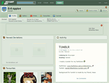 Tablet Screenshot of evil-apple4.deviantart.com