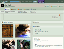 Tablet Screenshot of miss-mush.deviantart.com