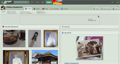 Desktop Screenshot of history-booknerd.deviantart.com