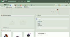 Desktop Screenshot of fangs111.deviantart.com