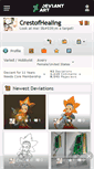 Mobile Screenshot of crestofhealing.deviantart.com