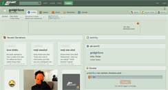 Desktop Screenshot of goldgirllove.deviantart.com