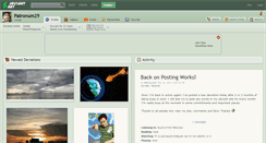 Desktop Screenshot of patronum29.deviantart.com