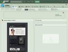 Tablet Screenshot of lemex.deviantart.com