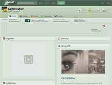 Tablet Screenshot of carrotstalker.deviantart.com