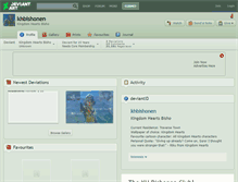Tablet Screenshot of khbishonen.deviantart.com