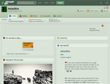 Tablet Screenshot of maladikta.deviantart.com