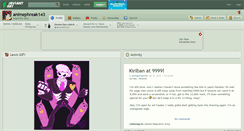 Desktop Screenshot of animephreak143.deviantart.com