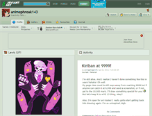 Tablet Screenshot of animephreak143.deviantart.com
