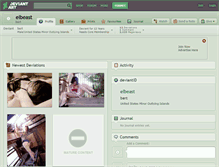 Tablet Screenshot of elbeast.deviantart.com