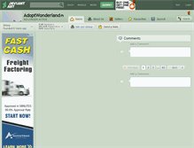Tablet Screenshot of adoptwonderland.deviantart.com