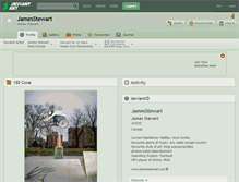 Tablet Screenshot of jamesstewart.deviantart.com