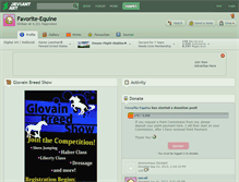 Tablet Screenshot of favorite-equine.deviantart.com