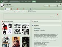 Tablet Screenshot of funderful.deviantart.com