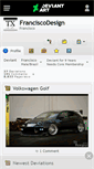 Mobile Screenshot of franciscodesign.deviantart.com