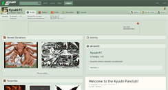 Desktop Screenshot of kyuubi-fc.deviantart.com