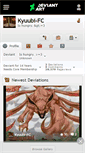 Mobile Screenshot of kyuubi-fc.deviantart.com