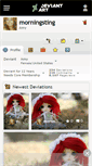 Mobile Screenshot of morningsting.deviantart.com
