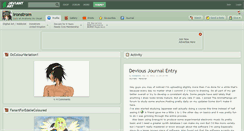 Desktop Screenshot of ironstrom.deviantart.com