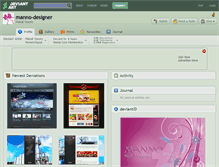 Tablet Screenshot of manno-designer.deviantart.com