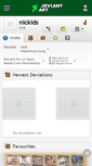 Mobile Screenshot of nickids.deviantart.com