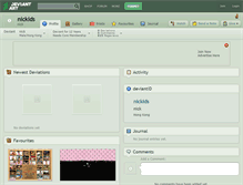 Tablet Screenshot of nickids.deviantart.com