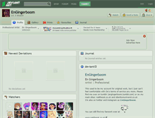 Tablet Screenshot of engingerboom.deviantart.com