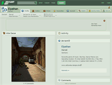 Tablet Screenshot of elyathan.deviantart.com