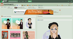 Desktop Screenshot of musicofangels22.deviantart.com