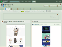 Tablet Screenshot of kl-webmedia.deviantart.com