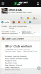 Mobile Screenshot of otter-club.deviantart.com