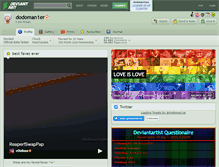 Tablet Screenshot of dodoman1er.deviantart.com