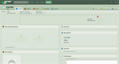 Desktop Screenshot of curvish.deviantart.com
