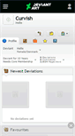 Mobile Screenshot of curvish.deviantart.com