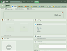 Tablet Screenshot of curvish.deviantart.com