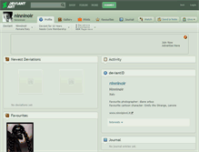 Tablet Screenshot of ninninoir.deviantart.com