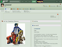 Tablet Screenshot of loresensei.deviantart.com