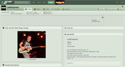 Desktop Screenshot of lostempress.deviantart.com