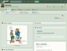 Tablet Screenshot of jak2club.deviantart.com