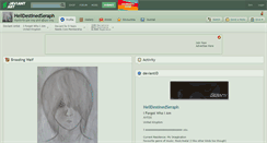 Desktop Screenshot of helldestinedseraph.deviantart.com