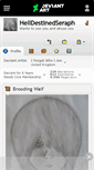Mobile Screenshot of helldestinedseraph.deviantart.com