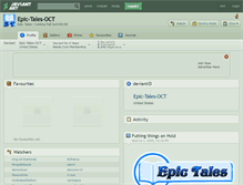 Tablet Screenshot of epic-tales-oct.deviantart.com